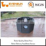 Coffee Table Wicker Fish Tank Living Room Furniture thumbnail-4