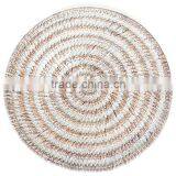 Flower Style, Wedding Round Place Mat, Handmade in Vietnam thumbnail-4
