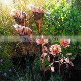 Outdoor Decoration Modern Metal Sculptures for Copper Lily Garden thumbnail-1
