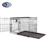 Black Cheap Poultry Farming Equipment Metal Large Steel Iron Dog Cage thumbnail-4