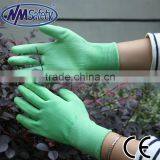 NMSAFETY 13 Gauge pu Coated Palm Women Colorful Garden Gloves thumbnail-6