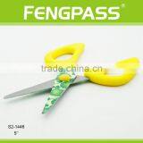 S2-1446 6 Inch Plastic Handle With 2CR13 Stainless Steel and Color Coating Student Scissors thumbnail-3