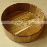Gorgeous Acacia Wood Salad Bowl, Different Size and Heigh is Available thumbnail-3