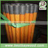 120*2.2 cm PVC Coated Wooden Broom Handle With Italian Thread/long Handle Cleaning Brush thumbnail-2