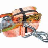 2" Ratchet Tie Down With Forged Security Hook, 50mm*8m, Two-pieces, 2000/4000DAN, CEGS thumbnail-1