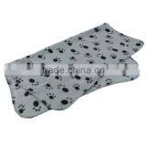 Warm Pet Puppy Dog Cat Small Medium Large Paw Print Pet Cat Dog Fleece Soft Blanket Bed Mat Cover thumbnail-6