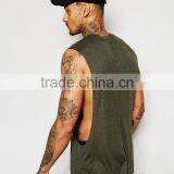 OEM Loose Green Deep Cut Gym Tank Top thumbnail-4