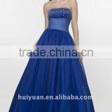 Full Beads Royal Blue Bridesmaid Dresses thumbnail-1