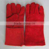 Cheap Long Sleeve Cow Split Leather Welding Gloves thumbnail-1