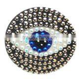 Lastest New Design Crystal Strass Sticker Rainbow Hamsa Hand Rhinestone Sticker Evil Eye Sticker DIY thumbnail-3