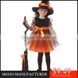 MGOO 2015 Stock Fast Shipping Kids Halloween Costumes Festival Cute Pumpkin Party Dress TT002 thumbnail-1