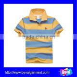 Low Price Clothes for Children Fashion Cheap Stripe Kids Polo Shirt Wholesale thumbnail-4