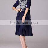 Raw White Women Sweater With Leather Pocket thumbnail-1