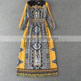 Zm50275b Summer New Product Lady Clothes Slim Fashion Printed Women Dress thumbnail-3