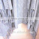 Lady Sleeveless Viscose Sweater Poncho thumbnail-2