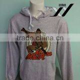 China Wholesale Clothing for Mens Cotton Fleece Hooded Sweatshirt With Heat Transfer Print thumbnail-1