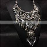 Express Chinese Imports Wholesale Imitation Silver Chain Statement Necklace Jewelry Accessories Jewellry for Women thumbnail-4