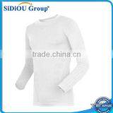 Wholesale Seamless White T-shirts 100% Cotton thumbnail-1