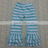 Wholesale Knit Ruffle Pants Ruffle Bottom Pants for Baby Girls Ruffle Bottom Pants thumbnail-1