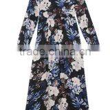 Runwaylover EY2197D Europe Style 2017 Ladies Fashion Printed Casual Dress thumbnail-2