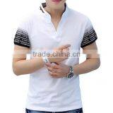 2016 New Design Slim Fit Soft Polyester /cotton Blend Fashion Men Polo Shirt Wholesale