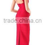 Ladies Long Evening Party Wear Gown Bandage Design Evening Gown thumbnail-4