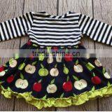 Wholesale Girls Boutique Clothing Girl Summer Back to School Style Fashionable Fruit Patterned Dress thumbnail-1