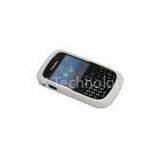 White Blackberrys 8520 Silicone Skins Case Cove, Phone Cases Blackberry Curve With Anti - Dust thumbnail-1