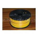 PLA 1.75mm Plastic Filament , Yellow 3D Printer Plastic Filament