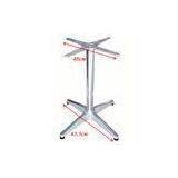 Leisure Silver Indoor Metal Table Base With Smoothly Polished thumbnail-1