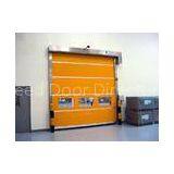 Industrial PVC High Speed Shutter Door Interior 304 Stainless Steel Frame