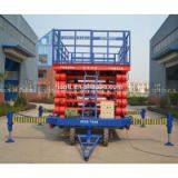Four Wheel Moving Scissor Type Platform Lift thumbnail-3