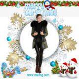 Fashion Food Quality High End Comfortable Faux Fur Chirstma Coat