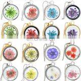 Mother's Day Dried Flowers Glass Essential Oil Diffuser Necklace thumbnail-2