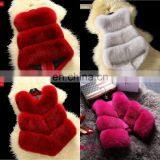 Latest fashion women fur coats 2018