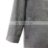 Women Winter Warm Turn-down Collar Long Woolen Trench Coat thumbnail-5