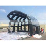 Air Tight Sealed Inflatable Stage Tent in Black With Transparent Cover 6x8m thumbnail-1