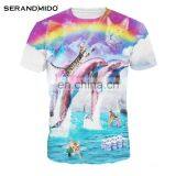 Hot Selling Imaginative Scene Dylan Comfortable Fancy Digital Printing Casual Custom Print T-shirt thumbnail-1