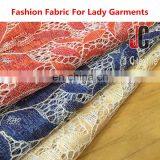JC030 Vintage T/C Nylon Cotton Indian Bridal Lace Fabric for Wedding Dress thumbnail-1