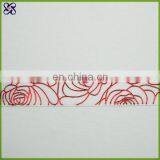 Satin Ribbon Flowers/brand Name Printed Satin Ribbon