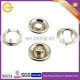 For Ornament New Item Metal 4 Parts 333# 10mm Stainless Ring Prong Snap Button thumbnail-1