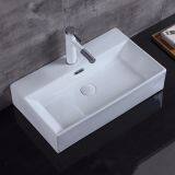China Bathroom Ceramic Wall Mounted One Hole Small Size Hand White Corner Wash Basin Sink thumbnail-2