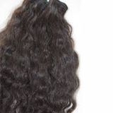 All Length Chocolate Curly Human Hair Wigs Full Head 