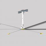 Luoyang Xiucheng Fan 24FT(7.3M) HVLS 5 Magnalium Blades Large Silent Ceiling Fan / Adjustable Ceiling Fan thumbnail-3