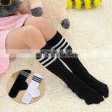 Summer Girl Striped Socks Baby Kids Knee socks play soccer 4Colors 3Size