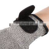 Manufacture Wholesale Massage Hair Removal Deshedding Brush Cleaning Pet Dog Cat Bath Gray Grooming Gloves thumbnail-4