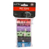 Blue Red Green Colorful Biodegradable Dog Garbage Bags
