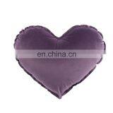 Custom Cute Purple Heart Shaped Pillow Toy Throw Pillows Gift for Living Room thumbnail-3
