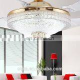 Luxury Living Room Ceiling Fan Light Fan Lights Restaurant Brand Wholesale Modern LED Chandelier Fan thumbnail-2