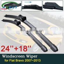 Car Wiper Blades for Fiat Bravo 2007~2013 Front Window Windshield Windscreen Car Accessories 2008 2009 2010 2011 2012